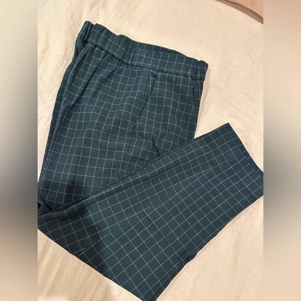 ARITZIA Babaton Women Plaid Tan Pants